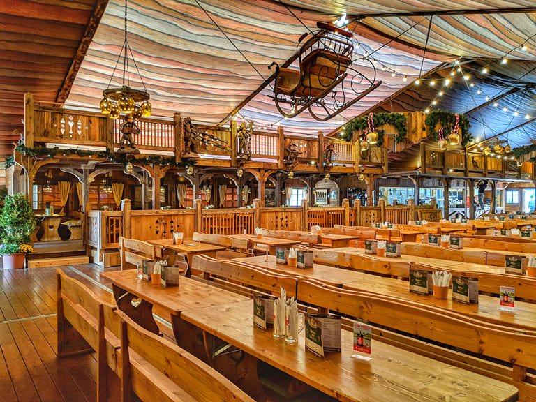 Holzhaus von innen