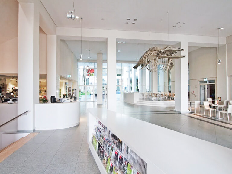 Innenaufnahme in einem Museum